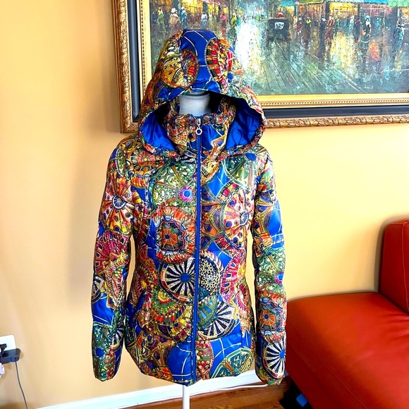 Finn Flare colorful puffer coat - Picture 8 of 17
